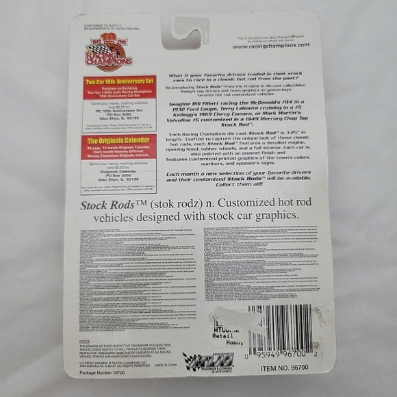 Racing Champions Stock Rods Issue No. 184 '37 Ford Coupe Dexter's Laboratory - Picture 2 of 3